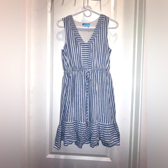 Women's DRAPER JAMES RSVP™ Striped Linen-Blend Sun Dress - Picture 1 of 3